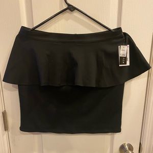 Peplum Mini Skirt